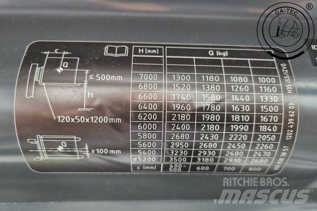 Linde H35D/1202-01 디젤 지게차