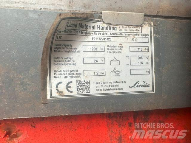 Linde L12 하이 리프트 오더 피커