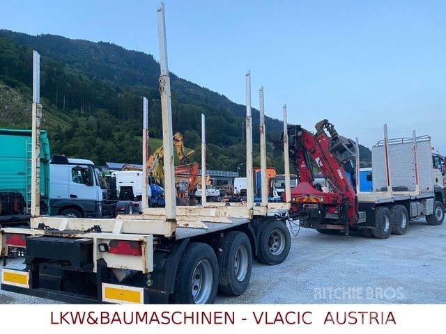 MAN TGS 33.480 6x6 목재 트럭