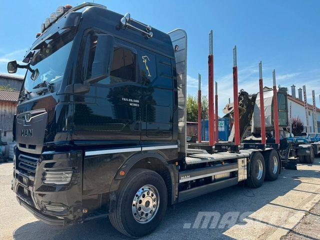 MAN TGX 26.580 목재 트럭