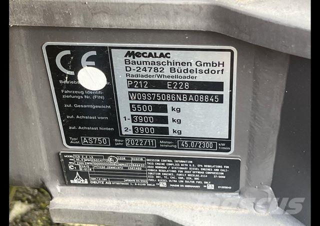 Mecalac AS 750  휠로우더