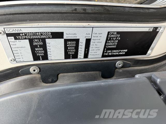 Scania P280 6X2*4 새시 운전실 트럭
