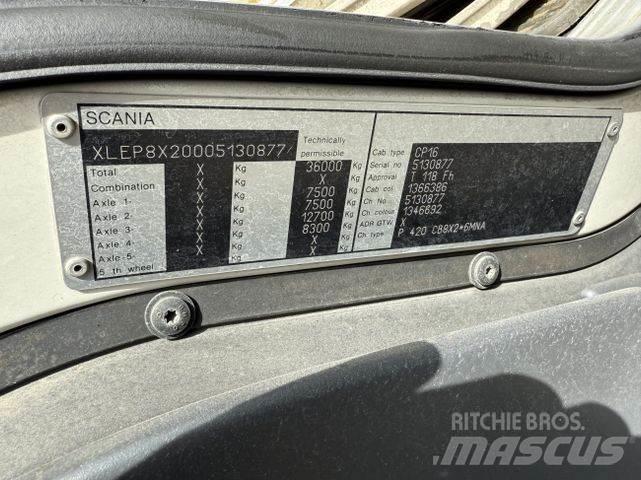 Scania P420 8X2*6 새시 운전실 트럭