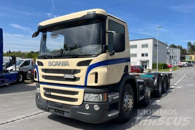 Scania P450 10x4 새시 운전실 트럭