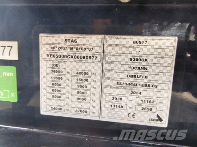 Stas Ferroliner 티퍼 세미 트레일러