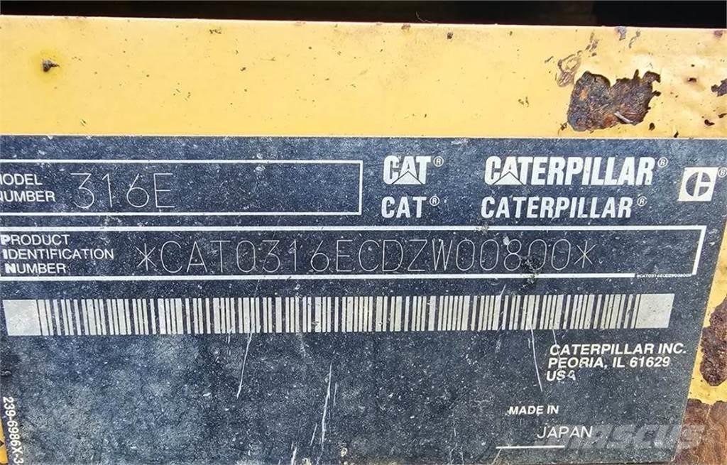 CAT 316EL 대형 굴삭기 29톤 이상