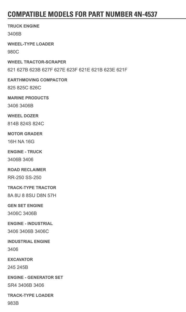 CAT 3406 운송 장비 - 기타