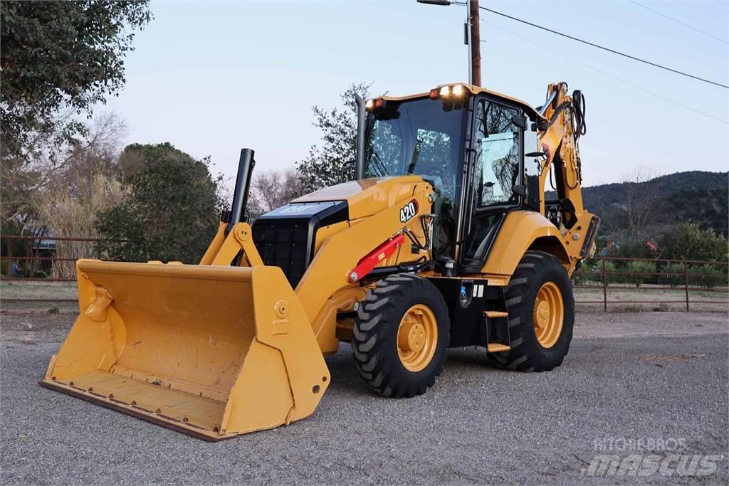 CAT 420 백호로더