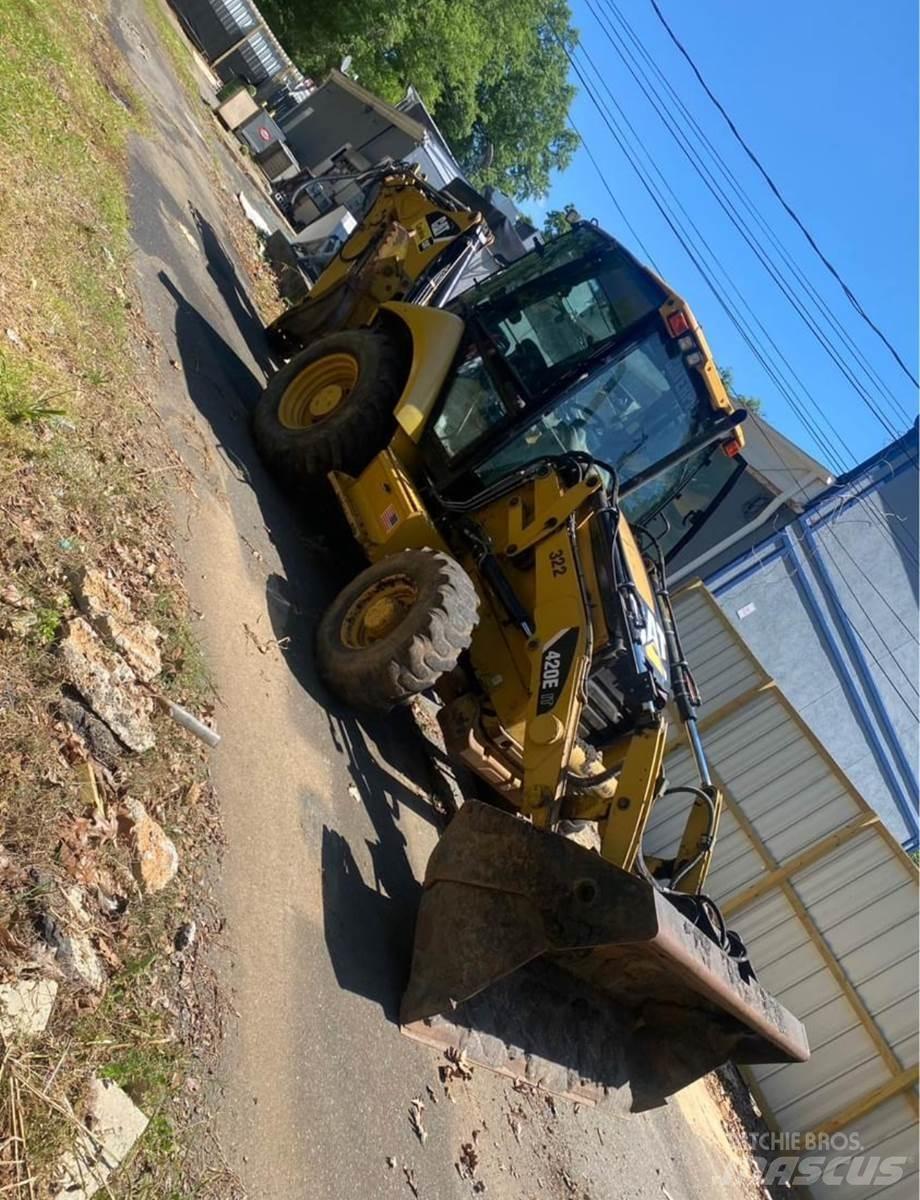 CAT 420E 백호로더