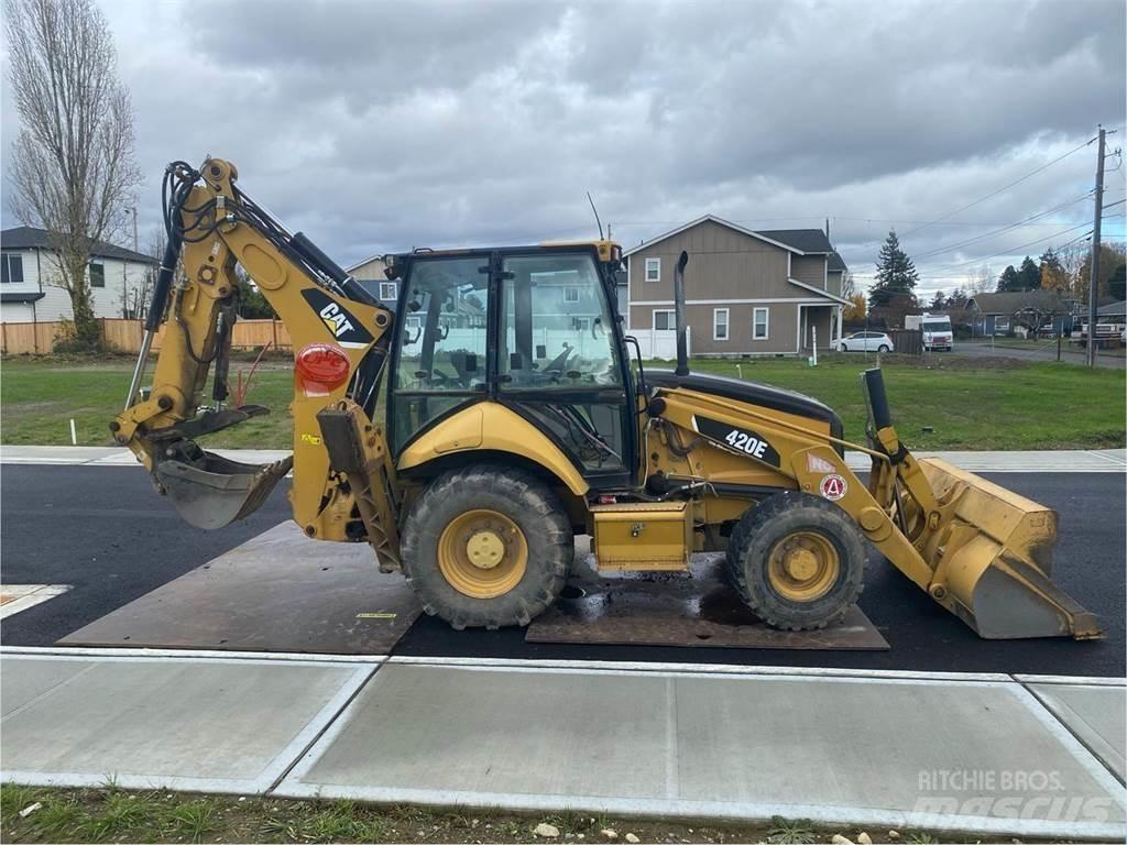 CAT 420E 백호로더