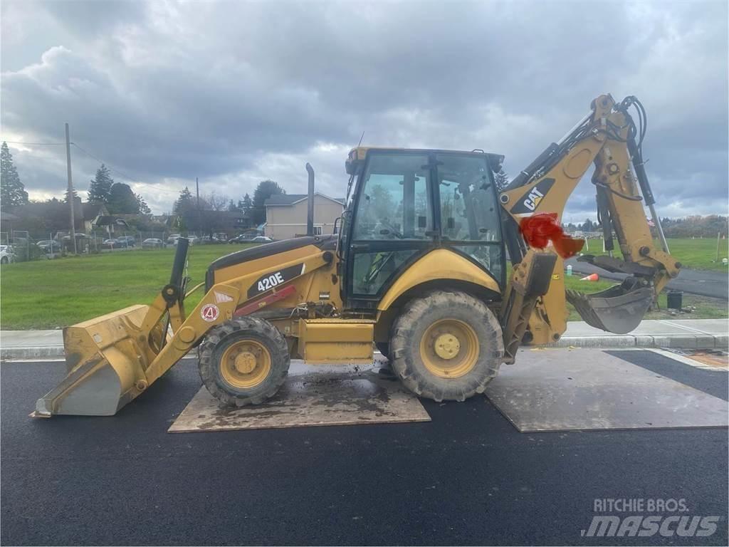 CAT 420E 백호로더