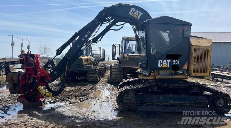 CAT 501HD 원목 하베스터