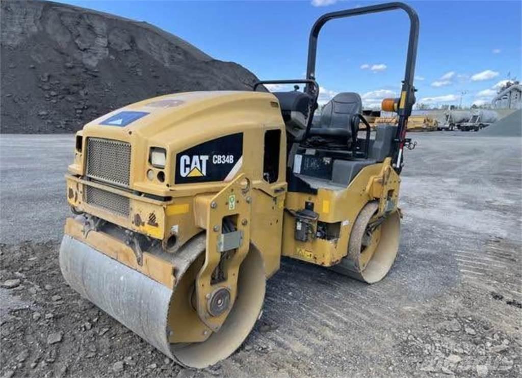 CAT CB34B 싱글 드럼 롤러