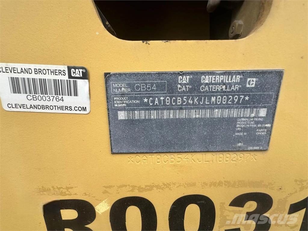 CAT CB54 싱글 드럼 롤러