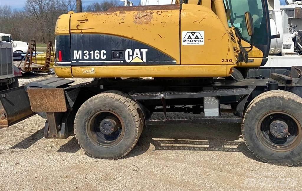 CAT M316C  휠 굴삭기