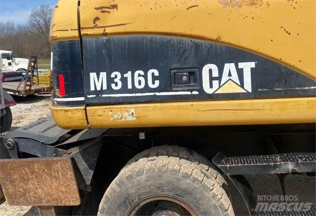 CAT M316C  휠 굴삭기