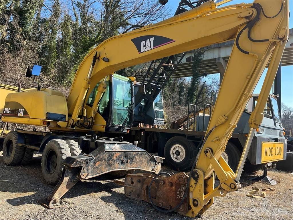 CAT M318C  휠 굴삭기