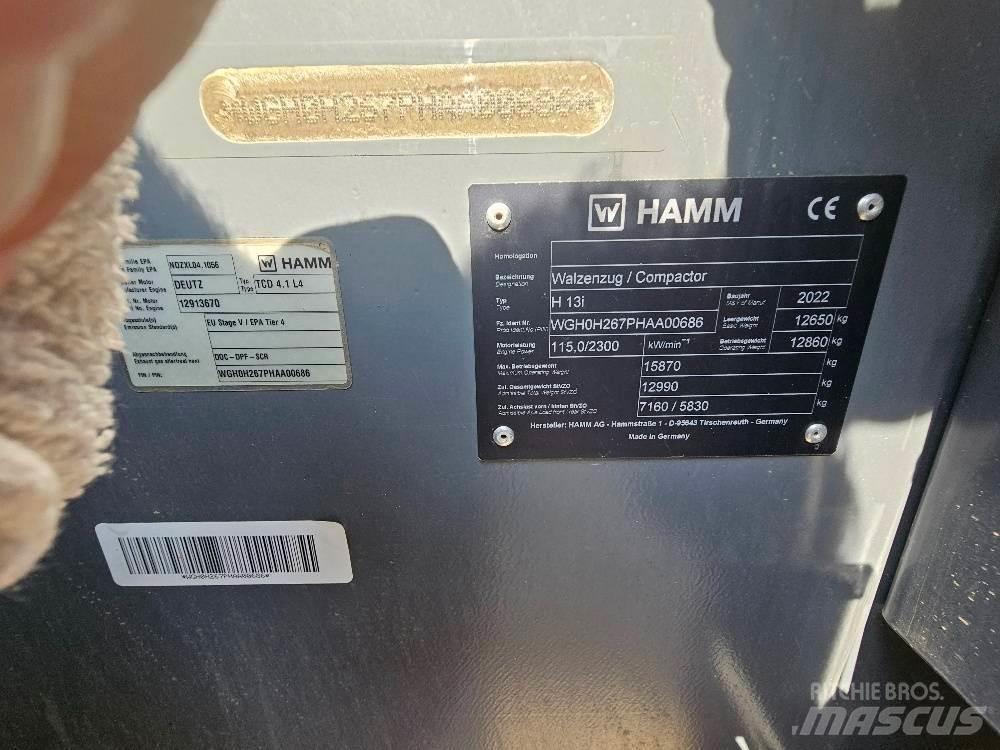 Hamm H13I 싱글 드럼 롤러
