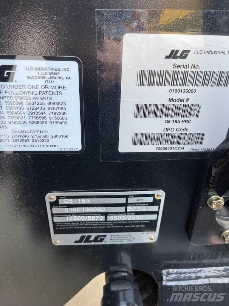 JLG G5-18A 텔러 핸들러