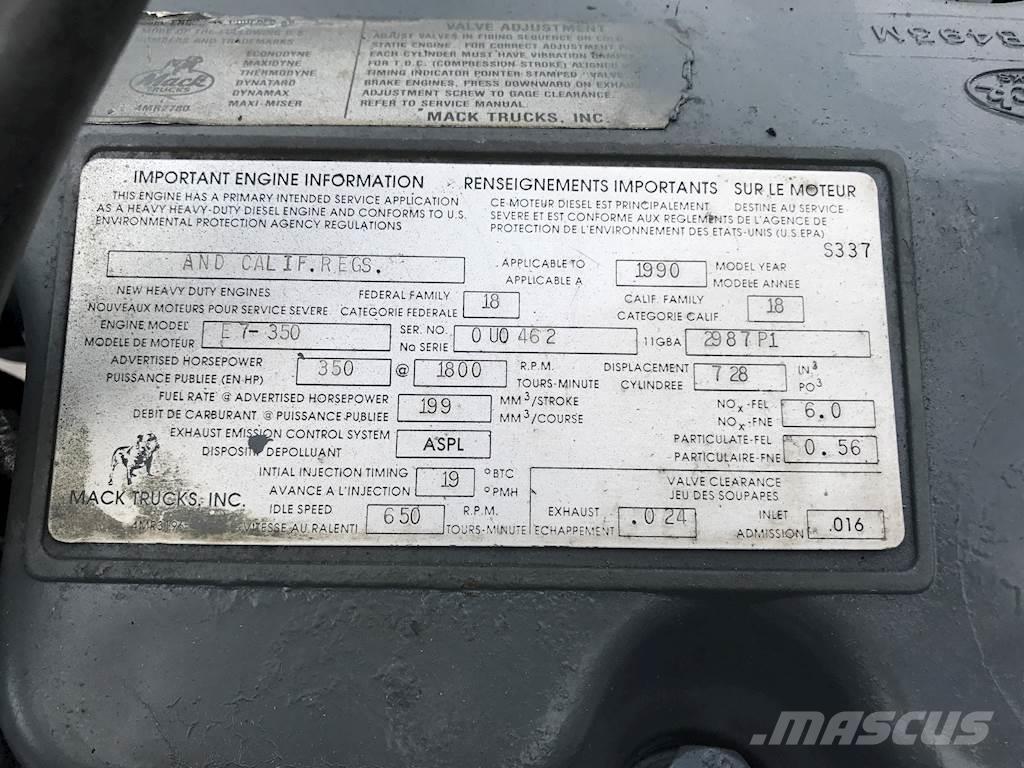 Mack E7-350 엔진