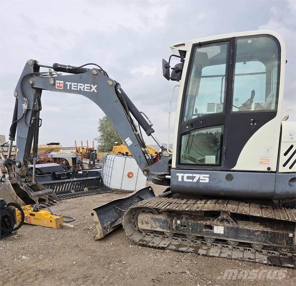 Terex TC75 대형 굴삭기 29톤 이상