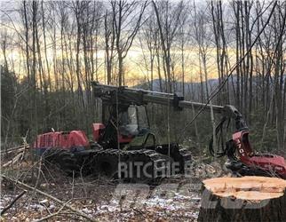 Valmet 921 원목 하베스터