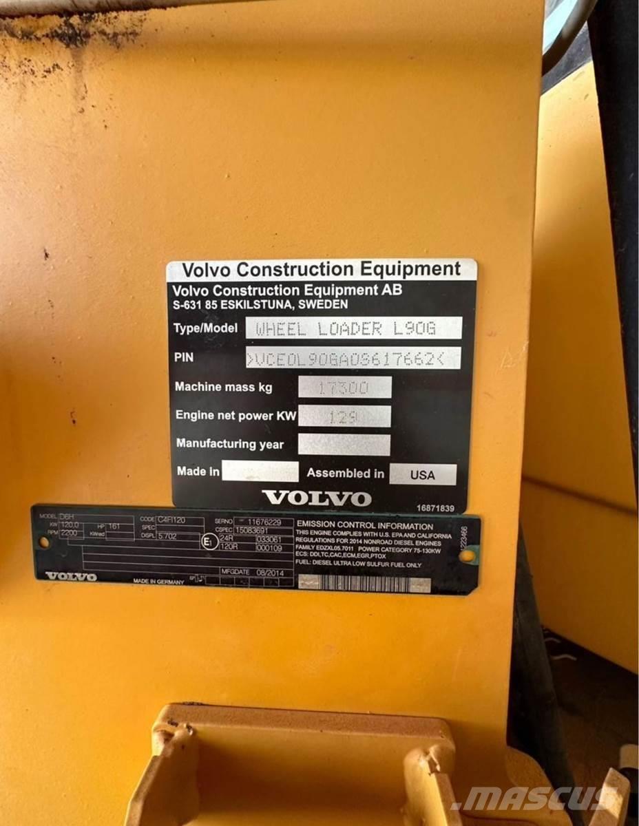 Volvo L90G  휠로우더
