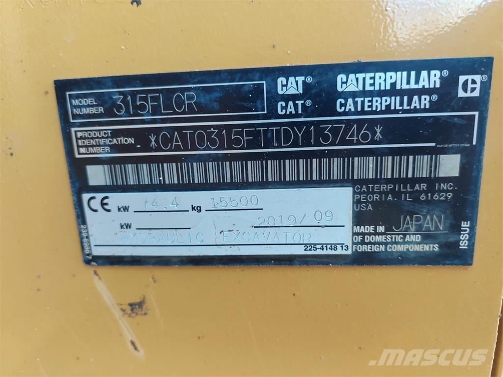 CAT 315FLCR 대형 굴삭기 29톤 이상