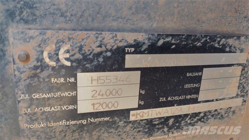 Komatsu WA 470-8  휠로우더