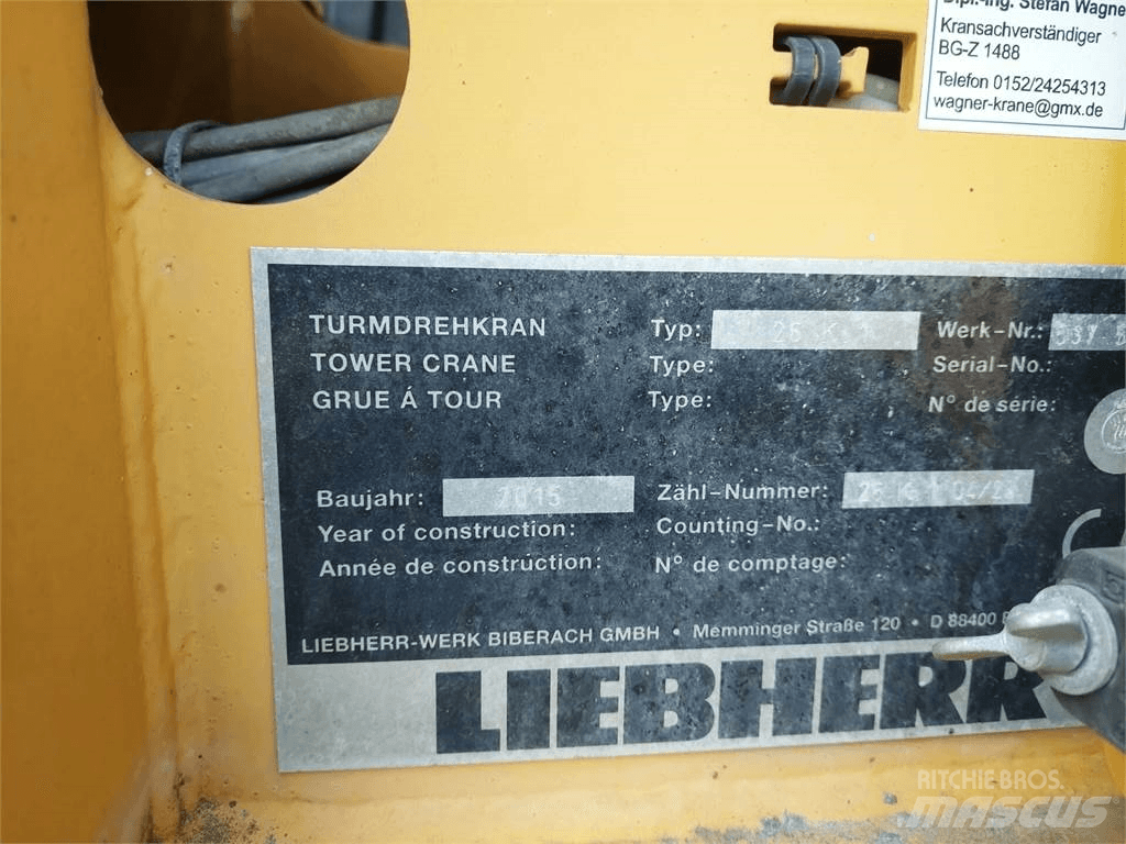 Liebherr 26K.1 건설 장비 - 기타