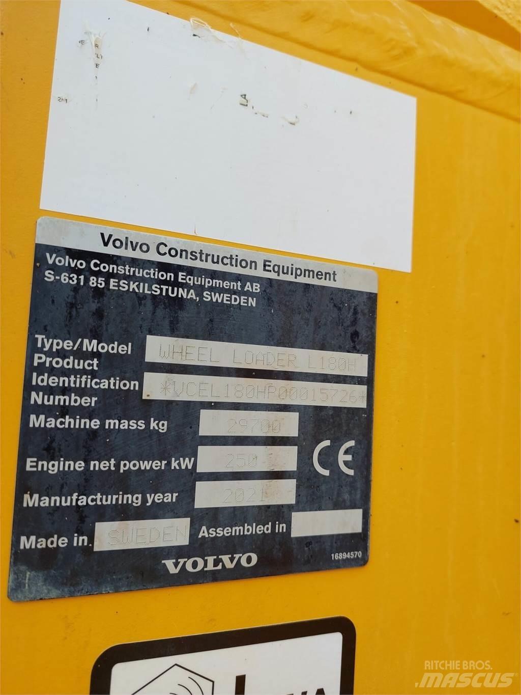Volvo L 180H  휠로우더