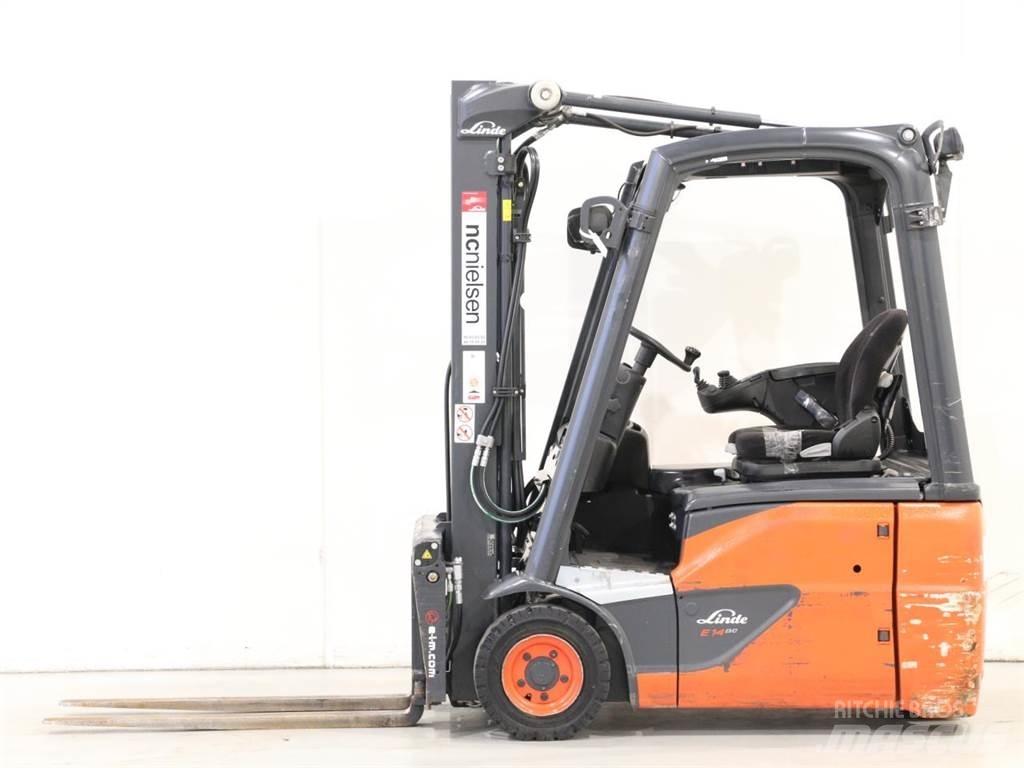 Linde E14/386-02 EVO 전동 지게차