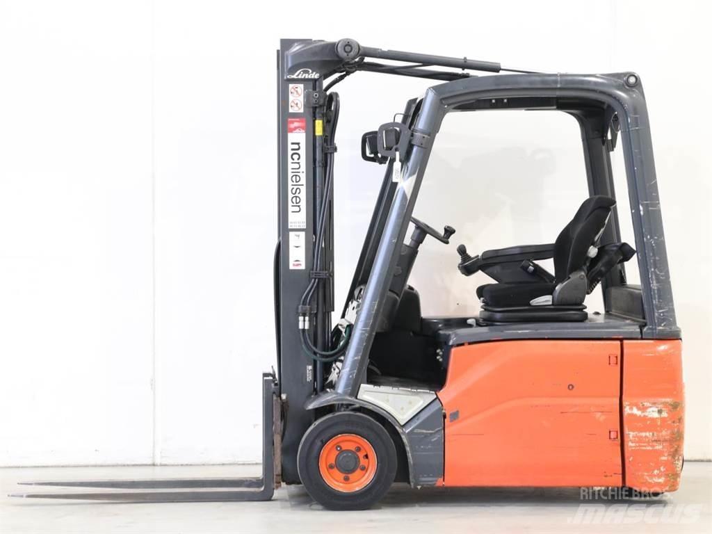 Linde E16/386-01 전동 지게차