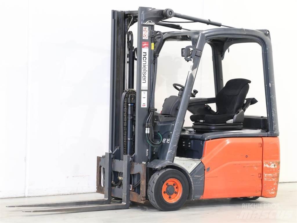 Linde E16/386-01 전동 지게차