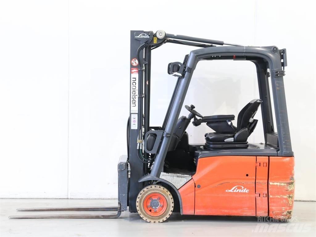 Linde E16/386-01 전동 지게차