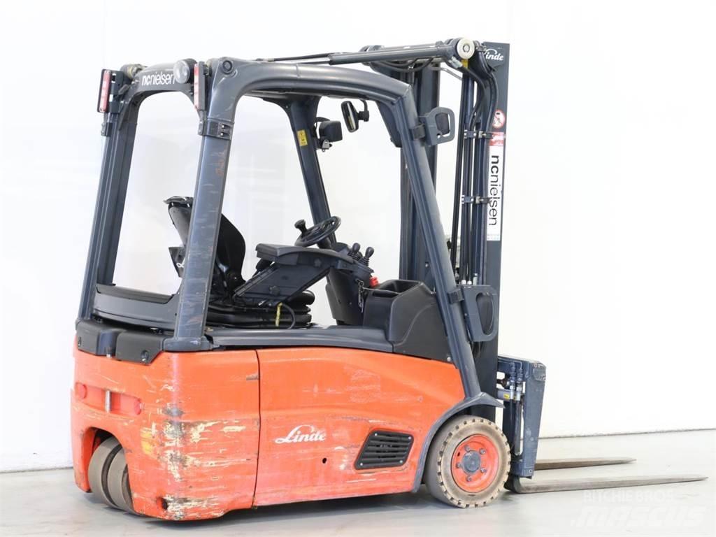 Linde E16/386-01 전동 지게차