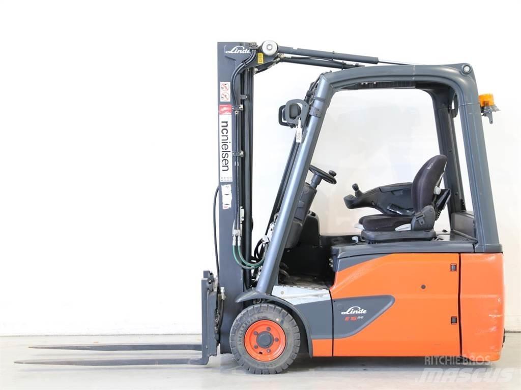 Linde E16/386-02 EVO 전동 지게차