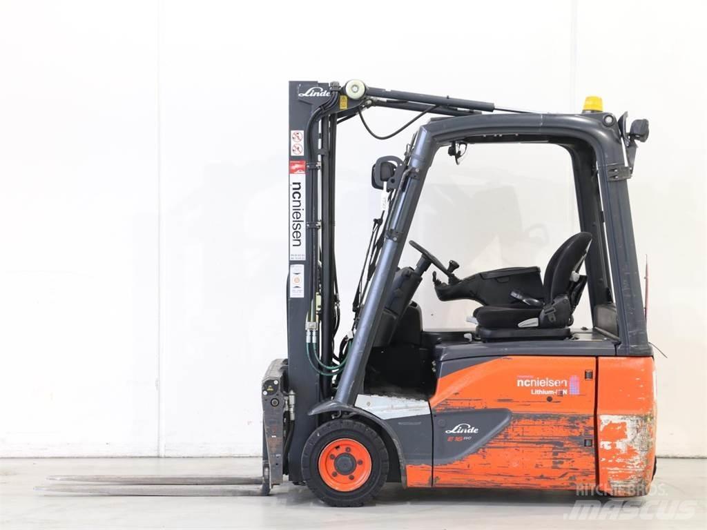 Linde E16/386-02 EVO 전동 지게차