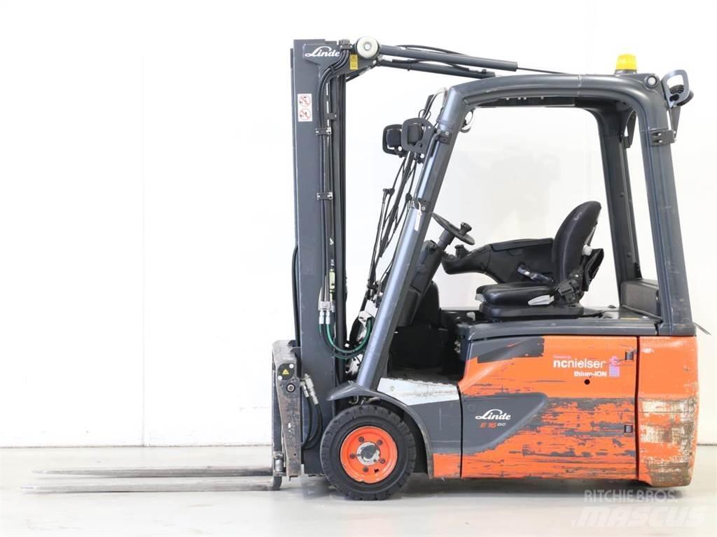 Linde E16/386-02 EVO 전동 지게차