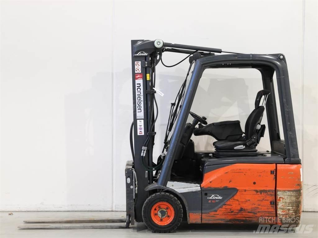 Linde E16/386-02 EVO 전동 지게차