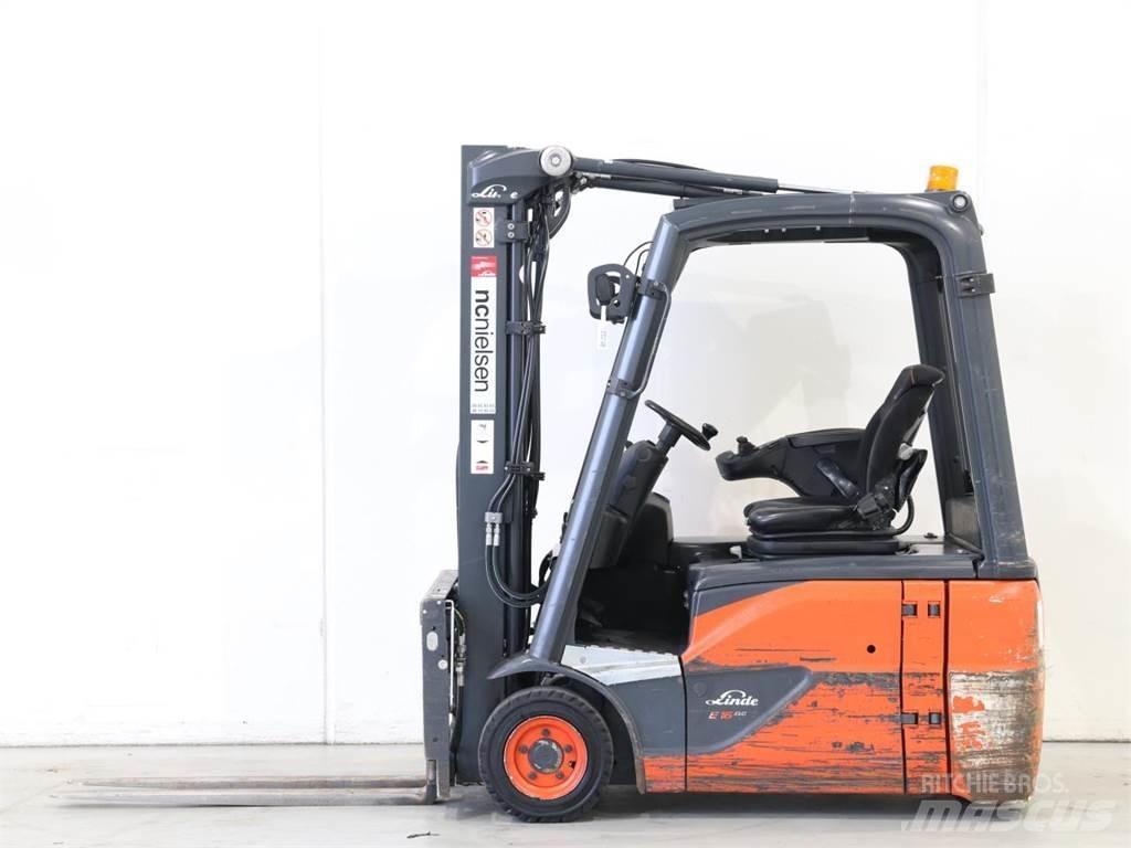 Linde E16/386-02 EVO 전동 지게차