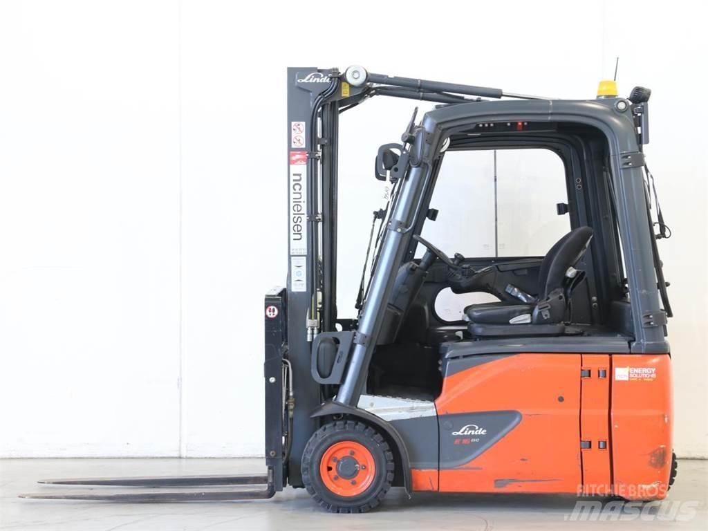 Linde E16/386-02 EVO 전동 지게차