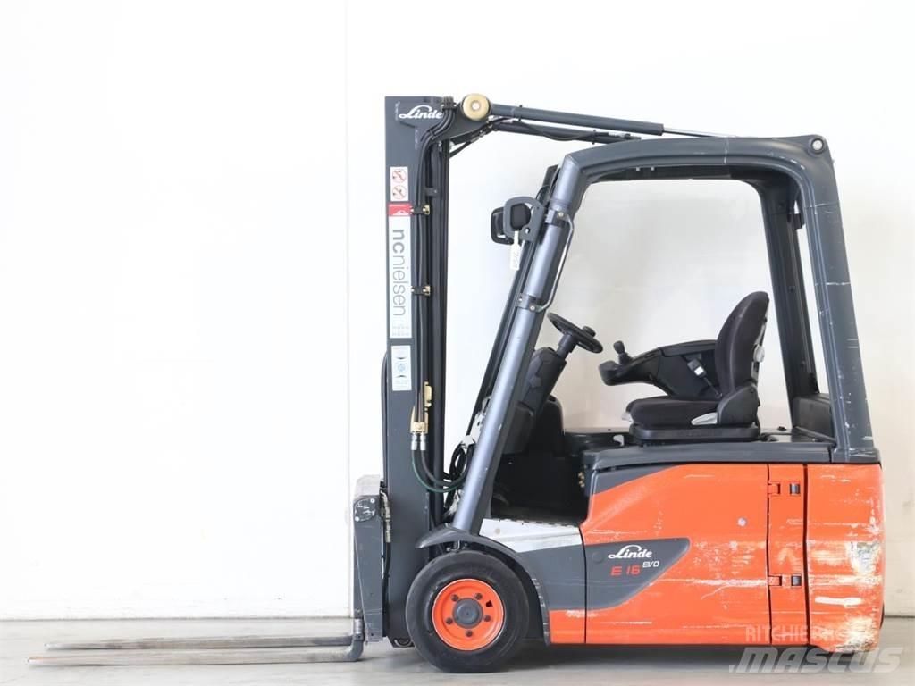 Linde E16/386-02 EVO 전동 지게차