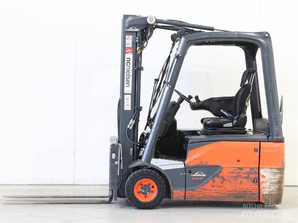 Linde E16 EVO/386-02 전동 지게차