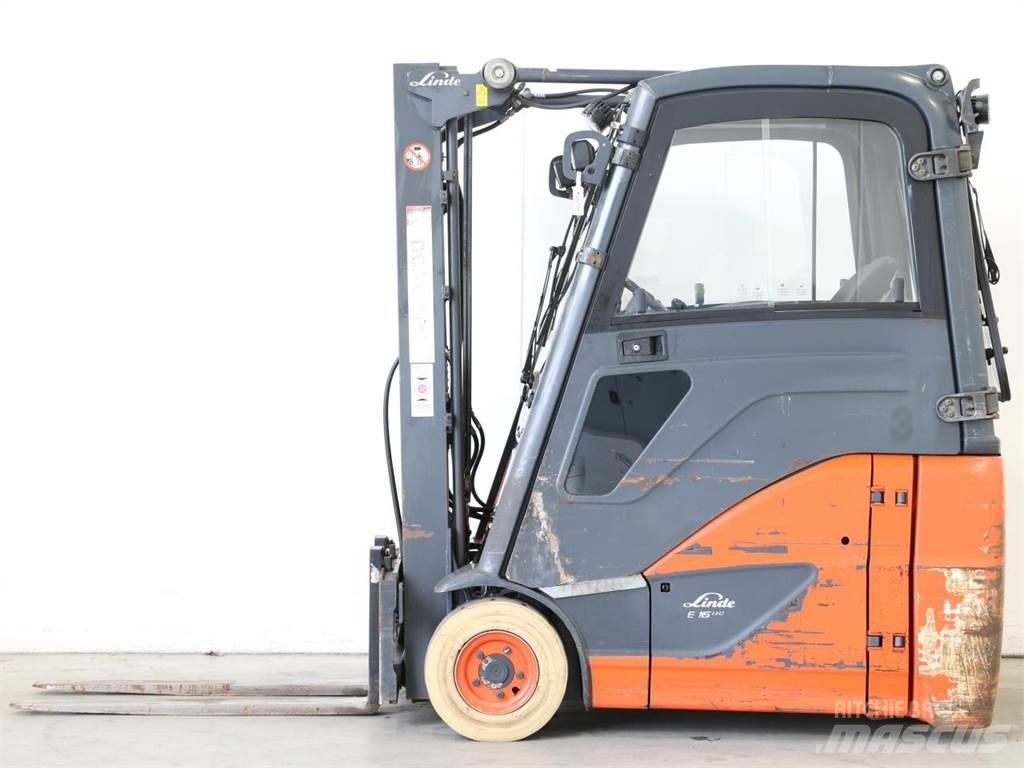 Linde E16H/386-02 전동 지게차