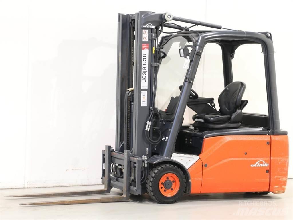 Linde E16L/386-01 전동 지게차