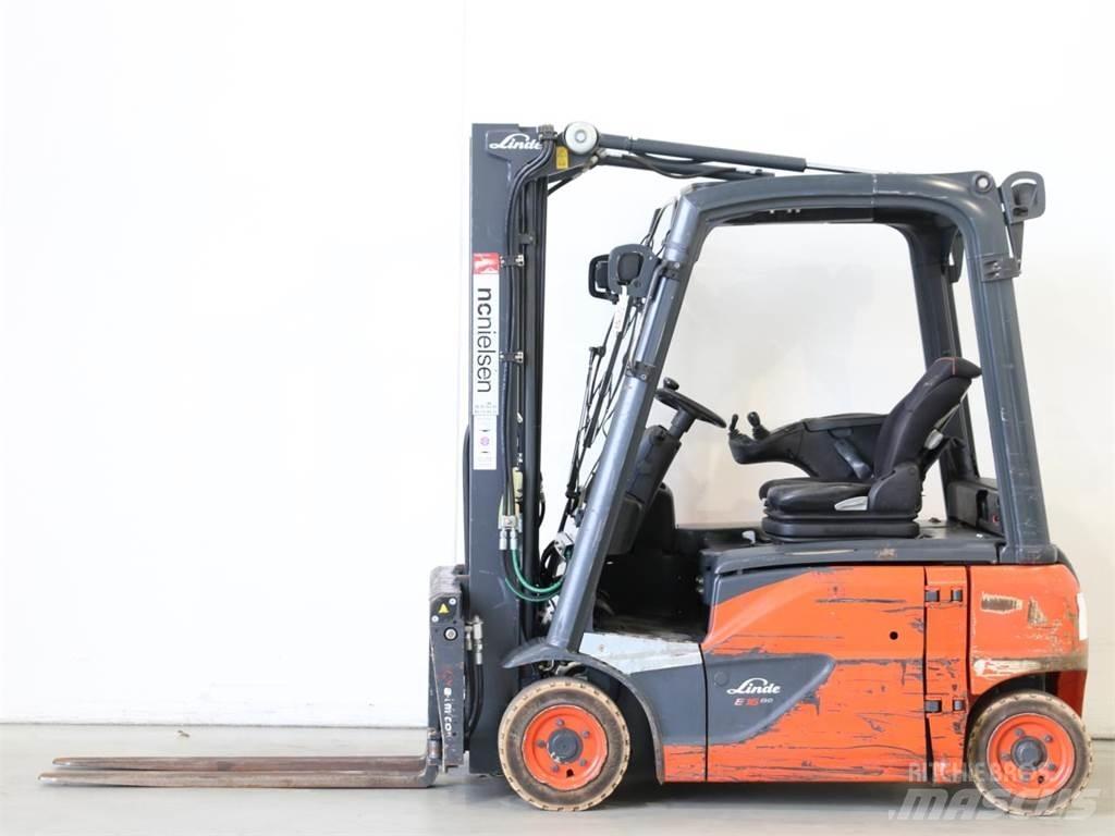 Linde E16P/386-02 전동 지게차