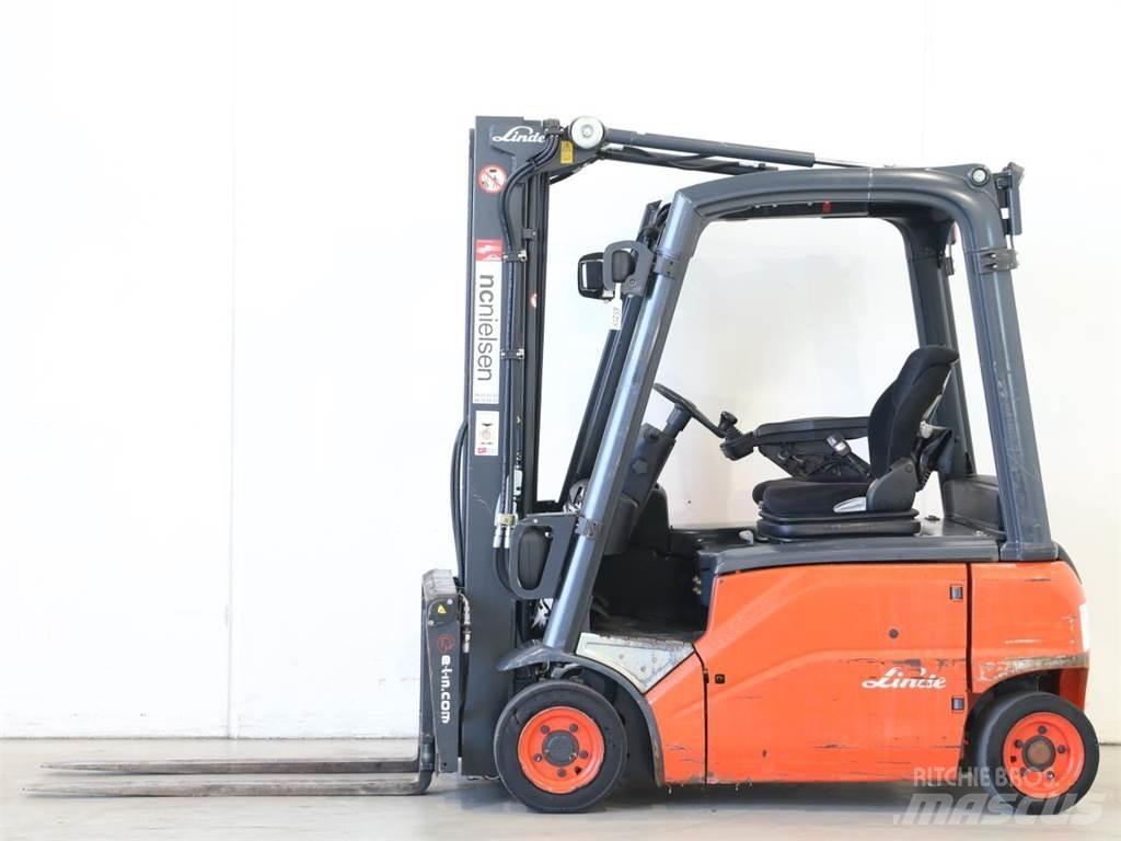 Linde E16P/386-02 전동 지게차