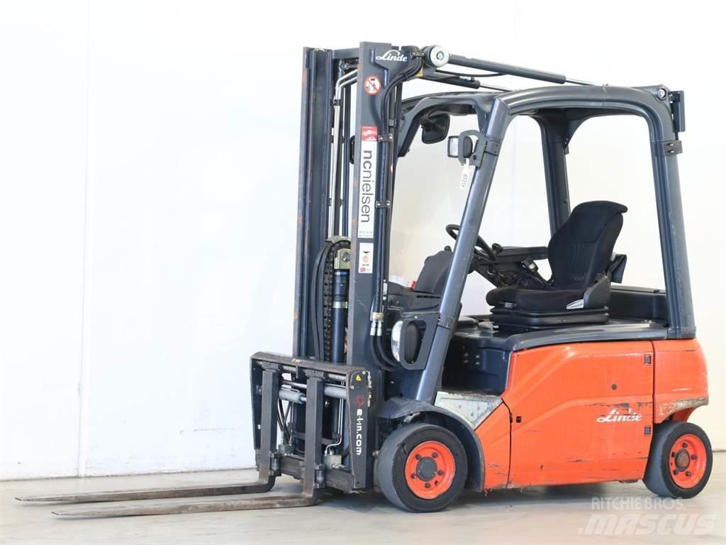 Linde E16P/386-02 전동 지게차