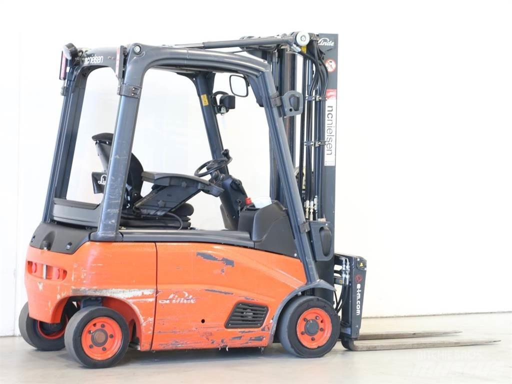 Linde E16P/386-02 전동 지게차
